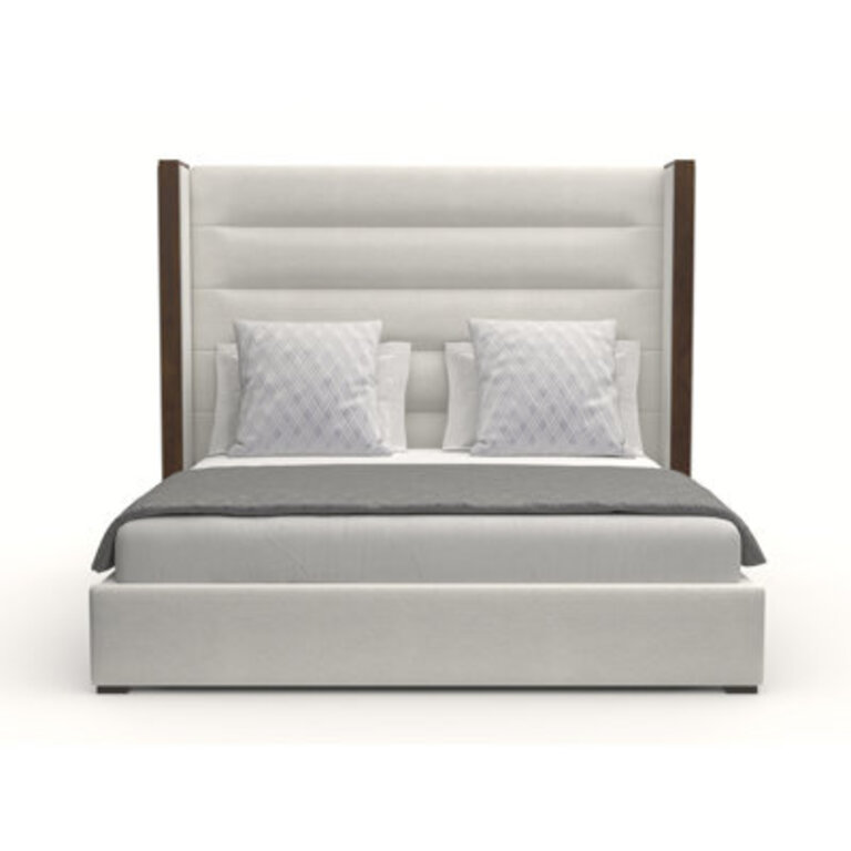 Ally Upholstered Wingback Bed