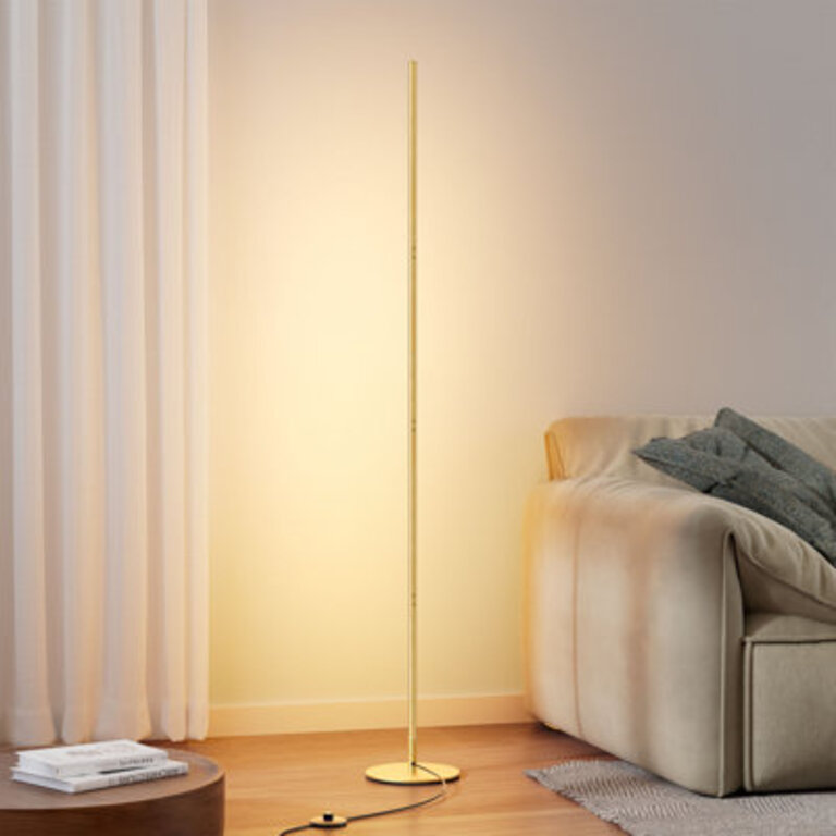 Allana 57.5"  Dimmable LED Novelty Corner Floor Lamp