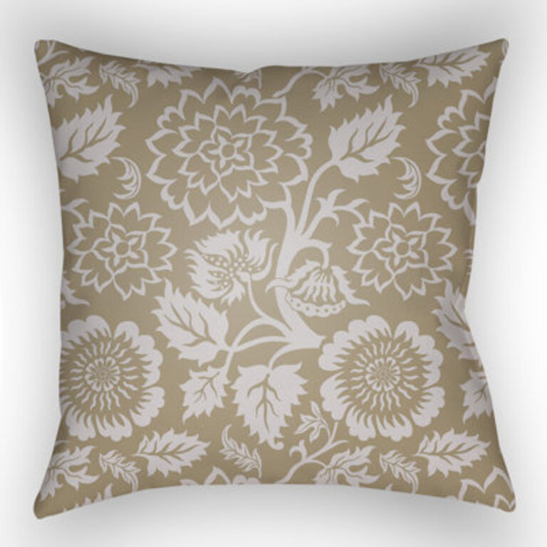 Moody Floral Floral Throw Pillow