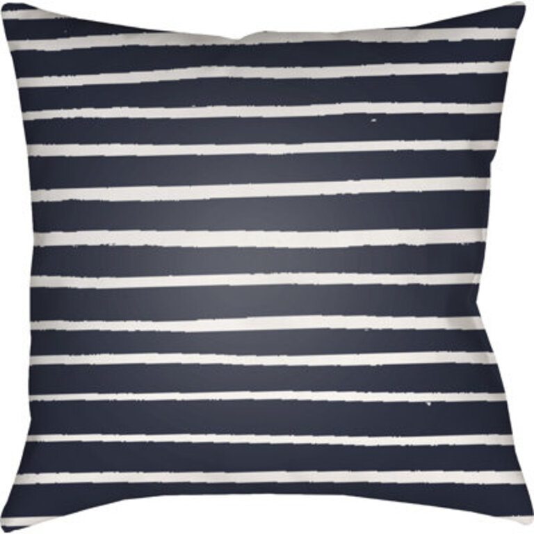 Striped Indoor/Outdoor Throw Pillow