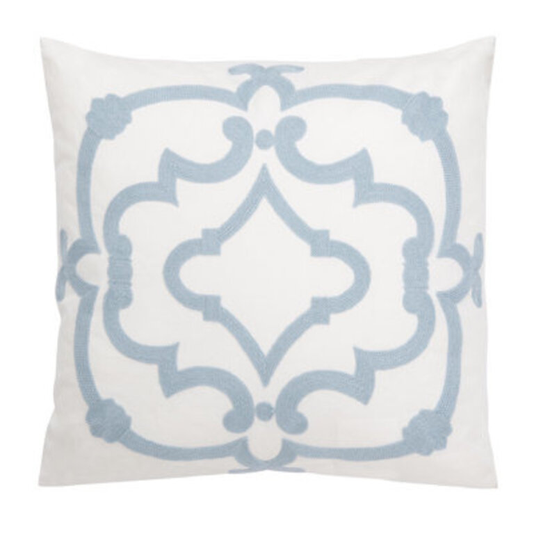 Daciana Embroidered Throw Pillow