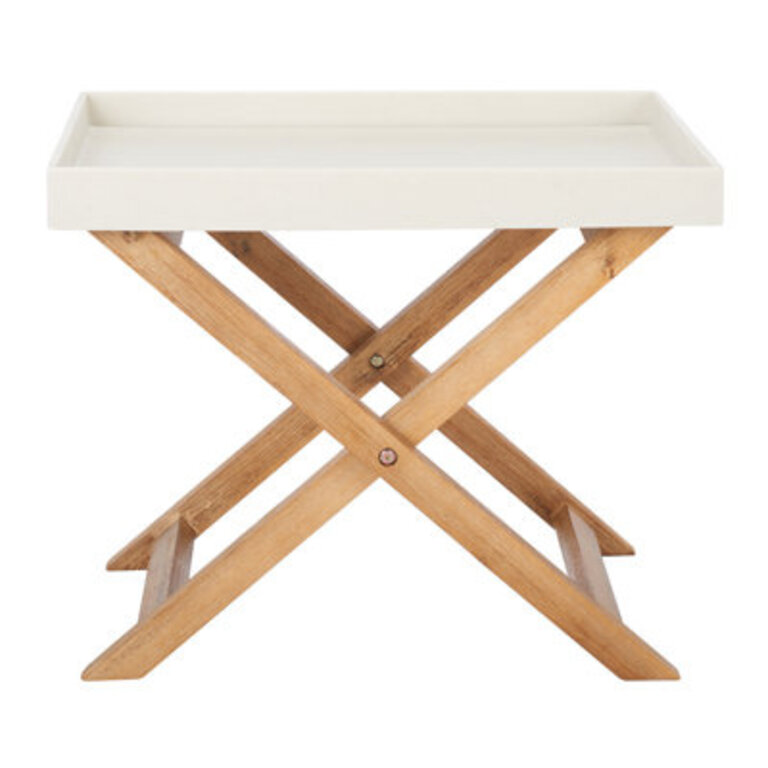 Paolo Rectangular Concrete Outdoor Side Table