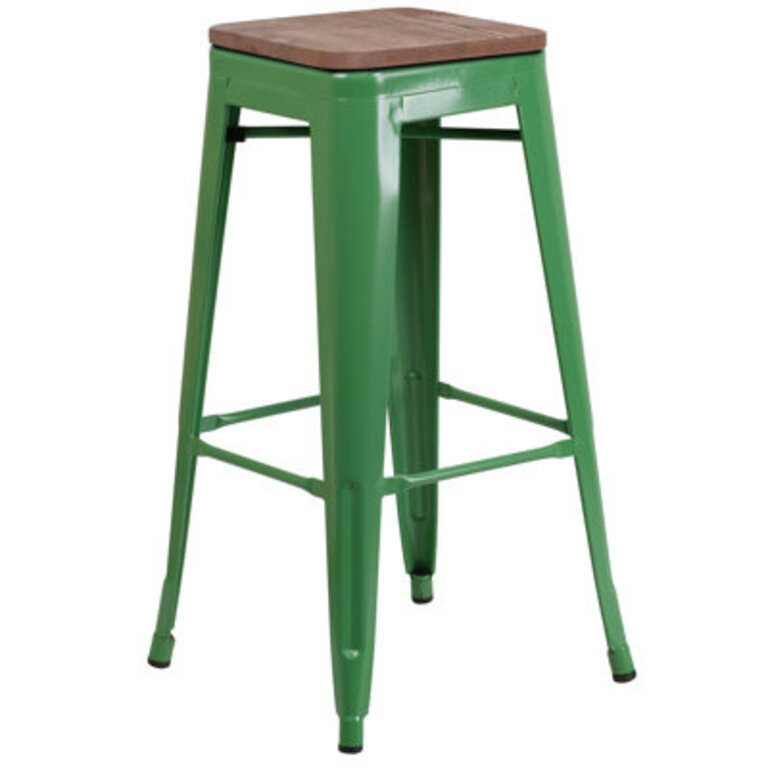Margherite Backless Metal Barstool