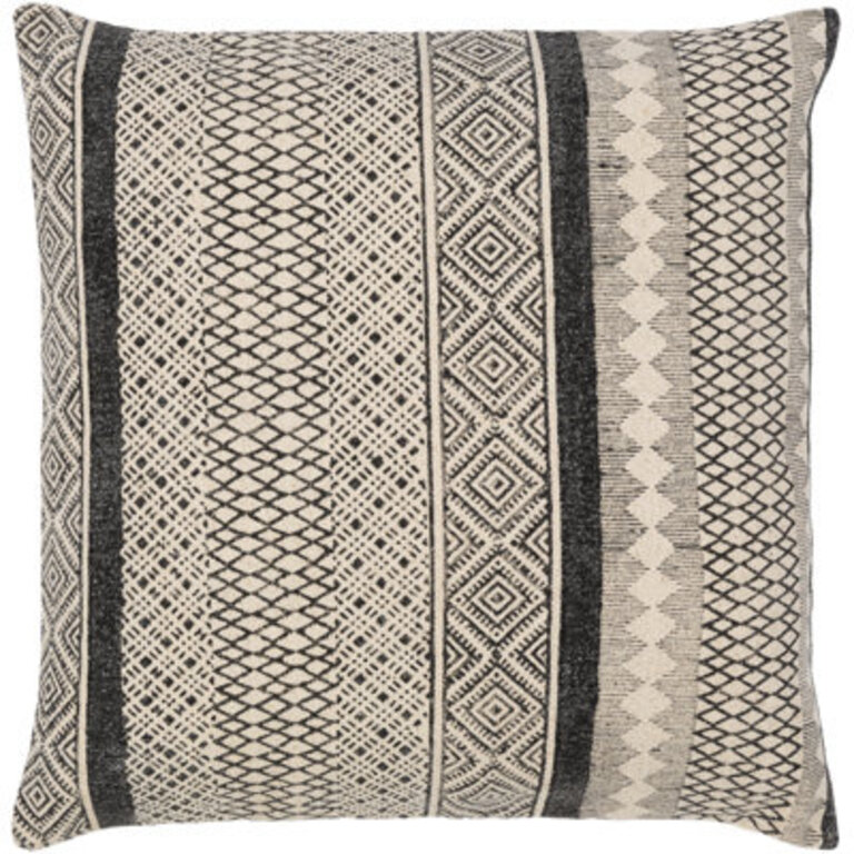 Zetta Geometric Cotton Throw Pillow