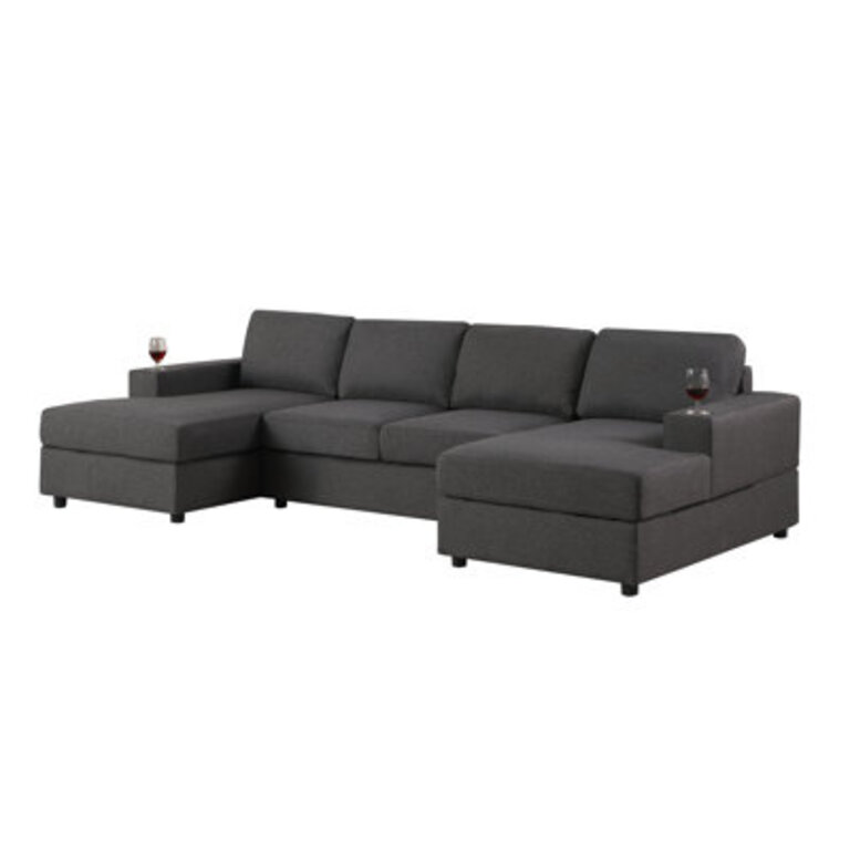 Emma Wide Symmetrical Sofa & Chaise