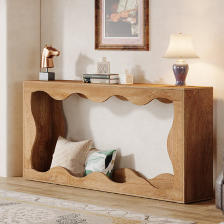 63 Inches Console Table with Storage