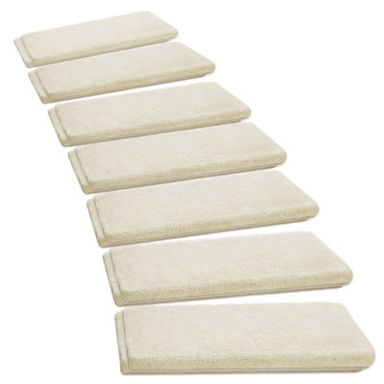 Scarlettrose Plush Bullnose Non-Slip Indoor Stair Tread?Set of 14?