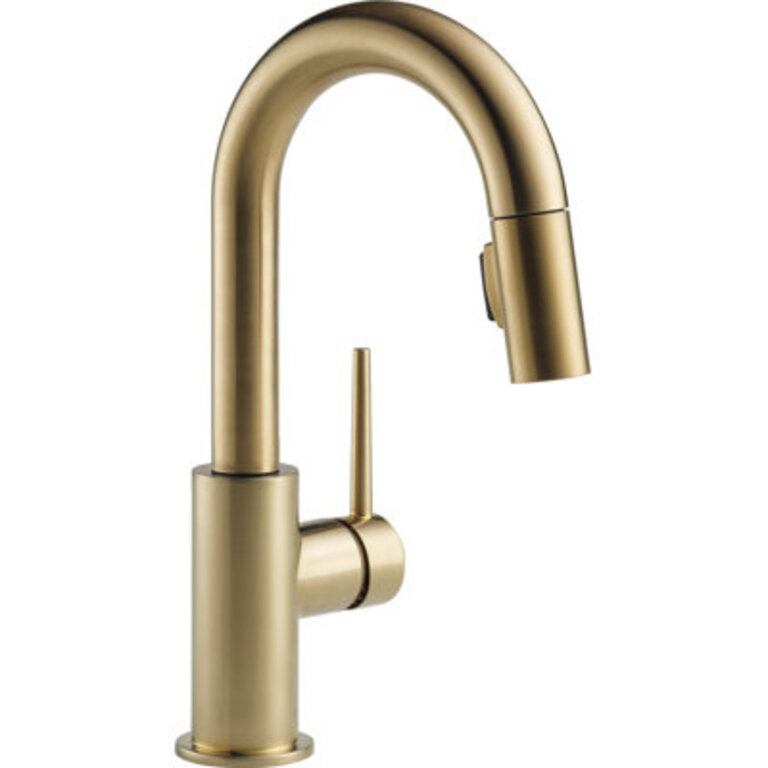 Trinsic Pull Down Sprayer Bar Faucet, Single Handle Prep Sink Faucet