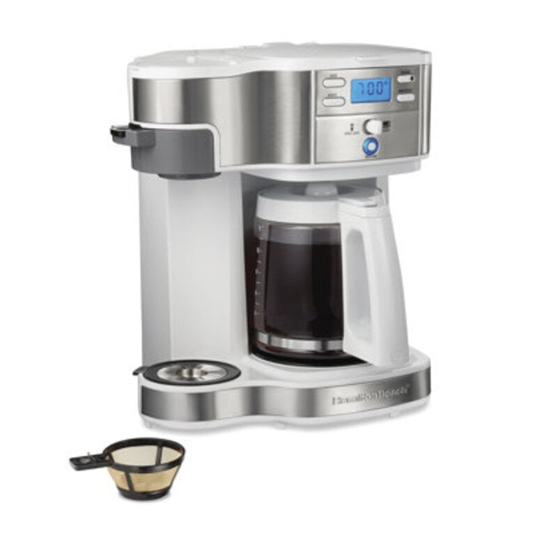 Hamilton Beach® 2-Way 12-Cup Programmable Drip Coffee Maker & Single Serve Machine