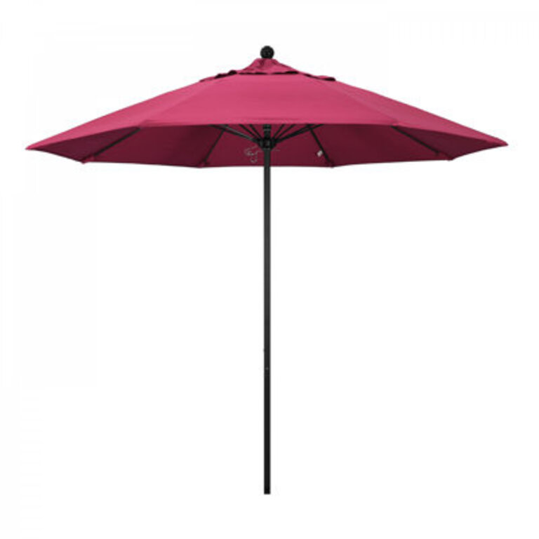 Starine 108'' Commercial Market Umbrella Sunbrella® Umbrella, Color: Hot Pink