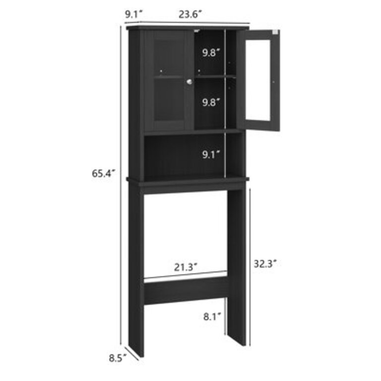Bellavance Freestanding Over the Toilet Storage