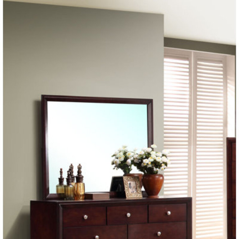 Winfrey Wood Flat Mirror