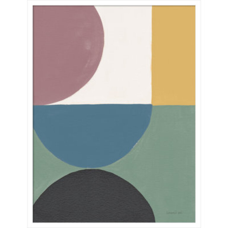 " Colorful Retro Abstract V " by Danhui Nai