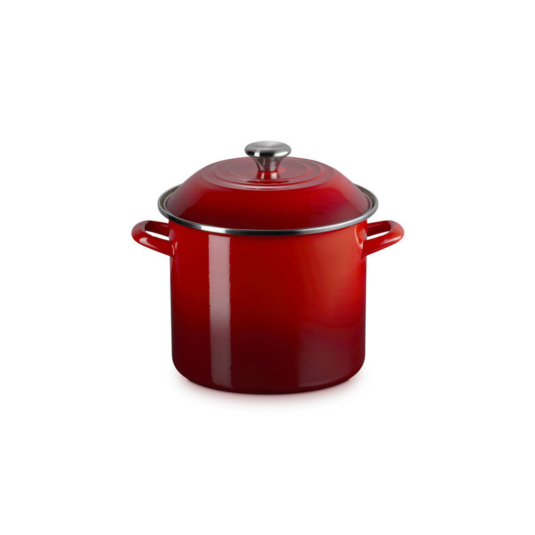 Le Creuset Enamel-On-Steel Stockpot With SS Knob, 10 Qt.