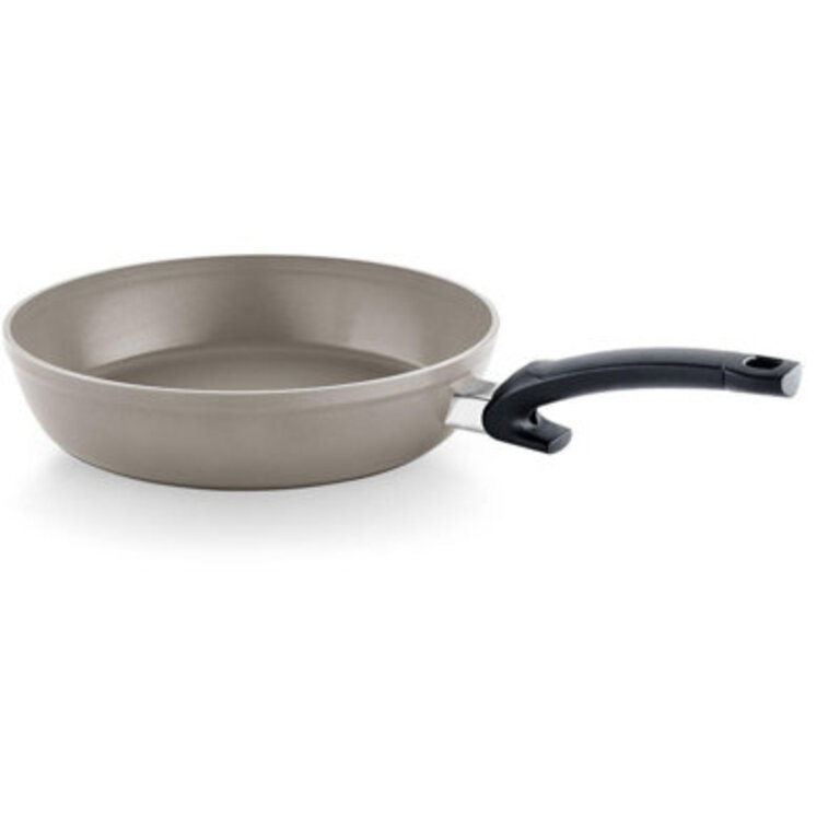 Fissler Ceratal Comfort Ceramic Non-Stick Frying Pan, Warm Grey, Made without PFAS