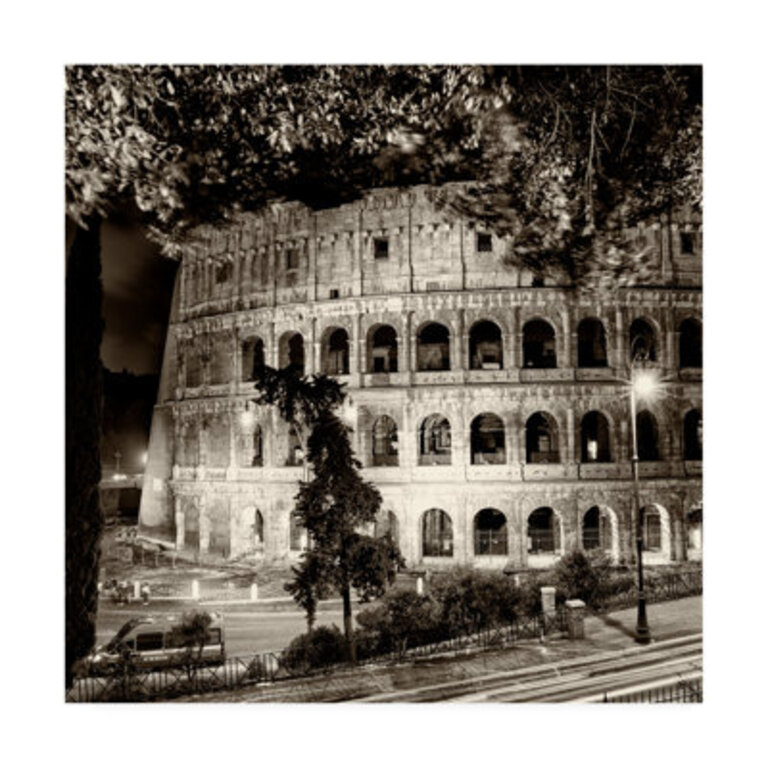 " Dolce Vita Rome 3 Colosseum At Night III " by Philippe Hugonnard