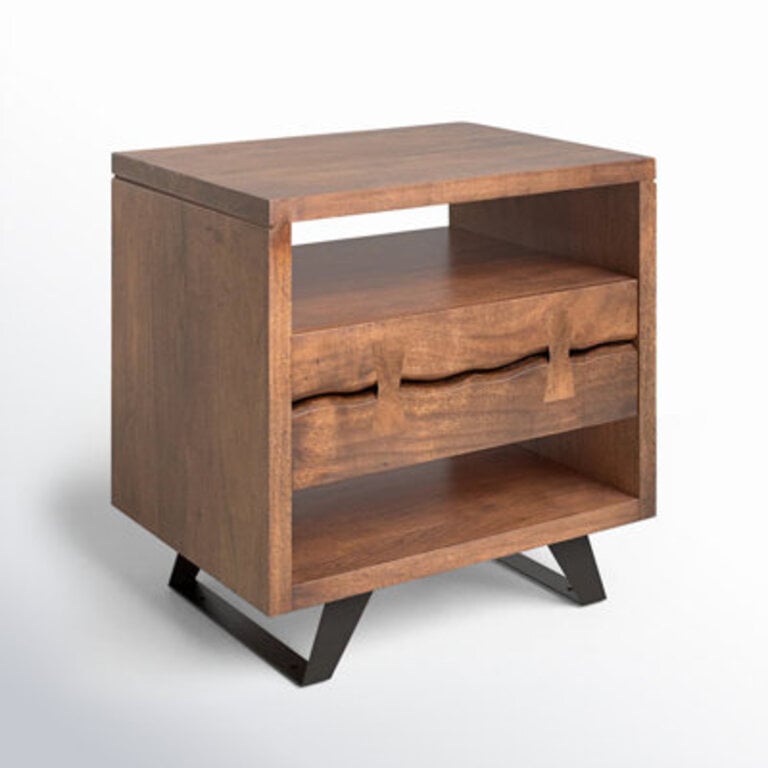 Broughton 21.5'' W Solid Wood Nightstand