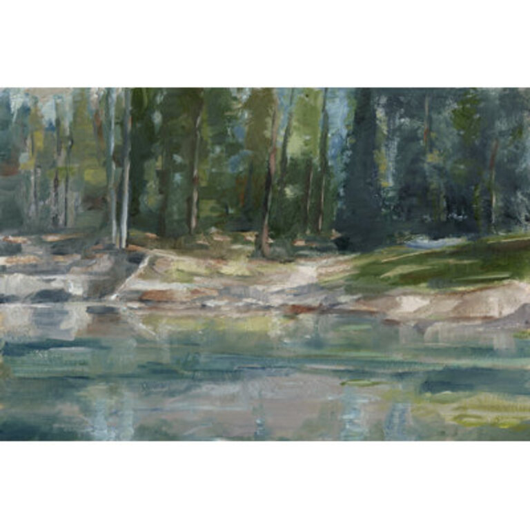 " Northwestern Lake II " by Ethan Harper Painting Print