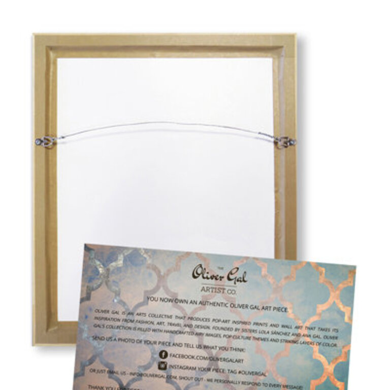 " Floral And Botanical Azul Trees, Modern & Contemporary Blue " by Oliver Gal