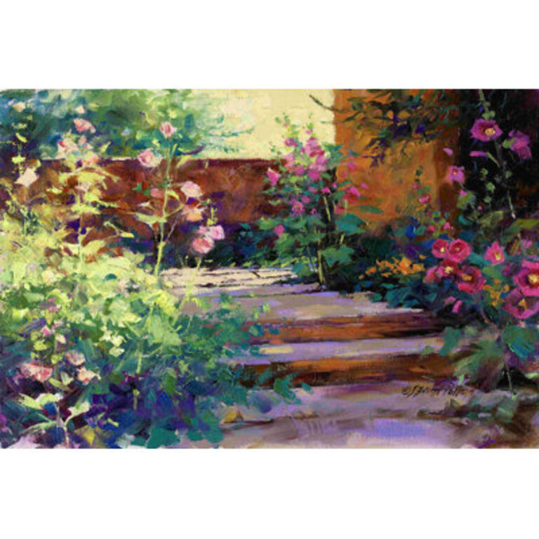 " Summer Path " by Julie G. Pollard Painting Print