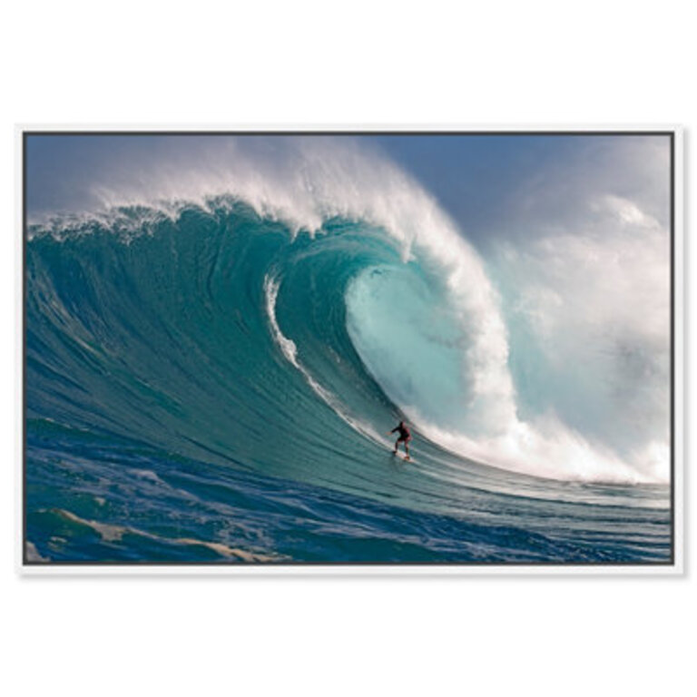 " Surfer At Peahi " by David Fleetham