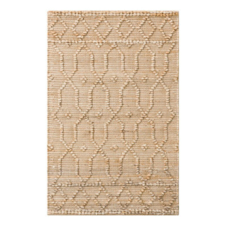 Michellene Handmade Hand Loomed Jute/Sisal Natural Rug