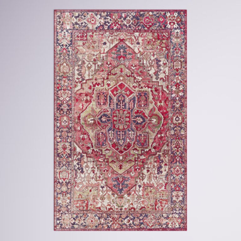 Albertson Machine Woven Oriental Area Rug