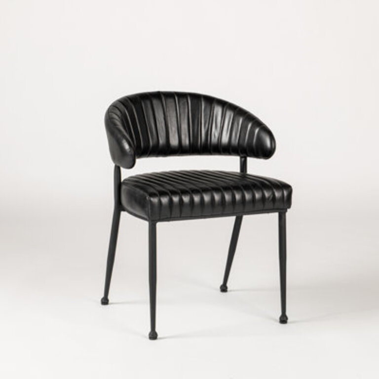 Romantas Leather Side Chair