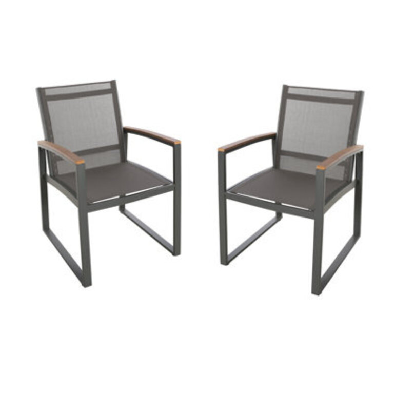 Aresha Metal Outdoor Dining Armchair