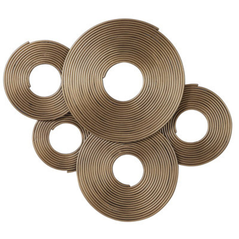 Traditional Abstract Wall Decor on Metal