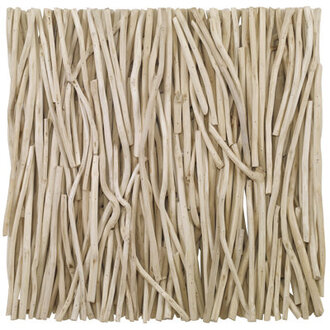 Rustic Abstract Wall Decor on Solid Wood