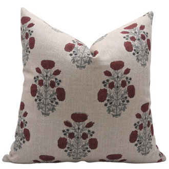 Linen IndoorOutdoor Pillow Cover