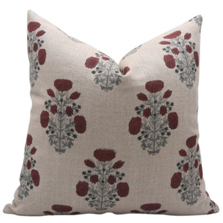 Linen IndoorOutdoor Pillow Cover