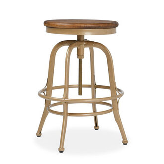 Juliaunna Solid Wood Adjustable Height Counter Stool