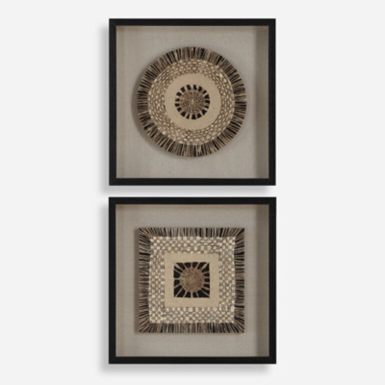 Intertwine Knit Shadow Box Set Of 2