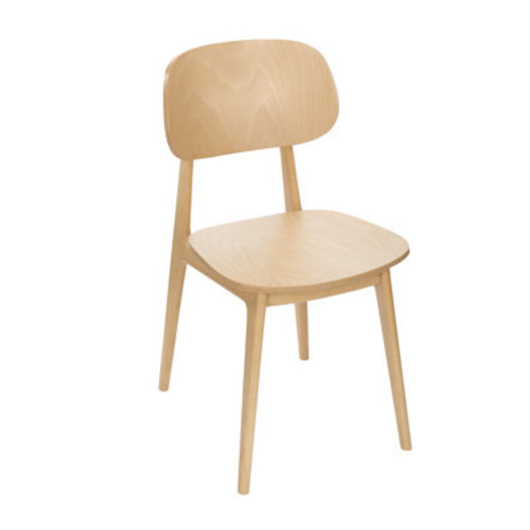 Emma 19 H Beech Solid Wood Side Chair