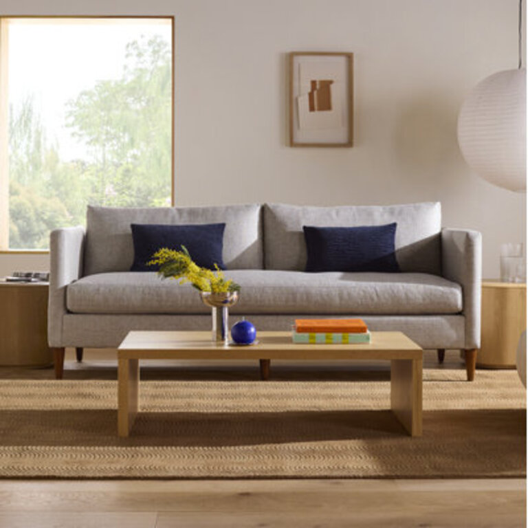 Nadila Contour Hand Loomed Wool Geometric Mocha Area Rug