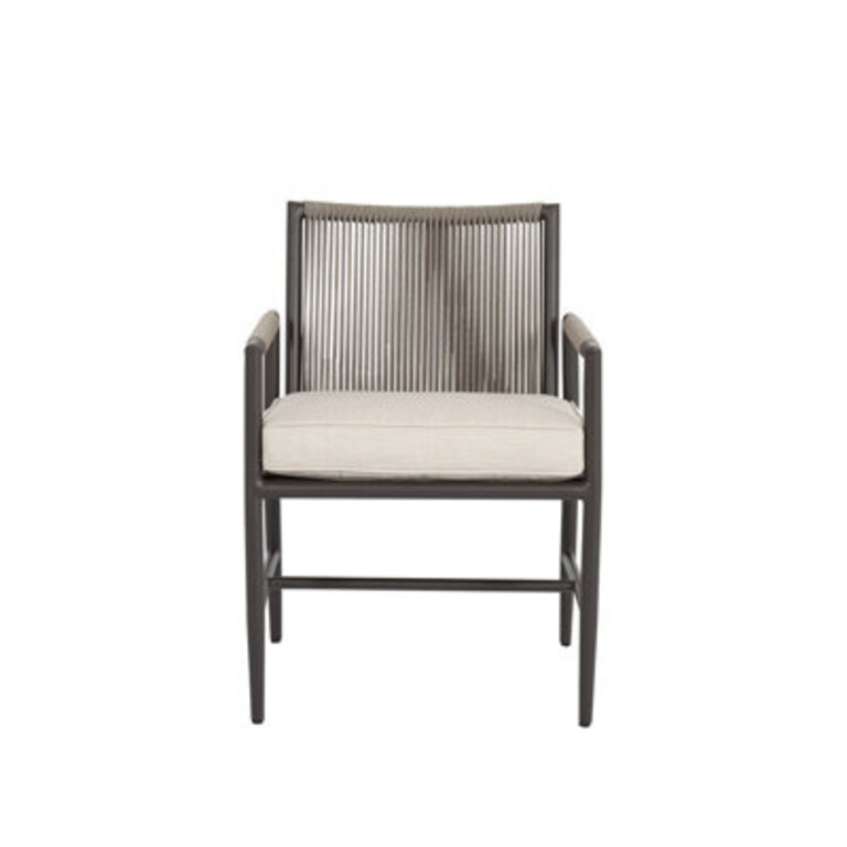 Esme Metal Outdoor Dining Armchair with Sunbrella Cushion