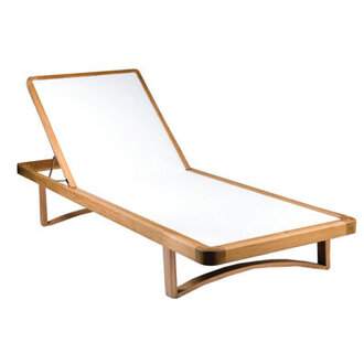 Limited 300 8315 Long Reclining Teak Single Chaise