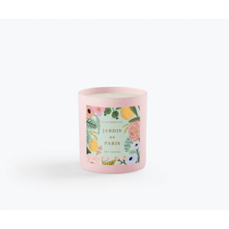 Jardin De Paris Scented Jar Candle with Glass Holder