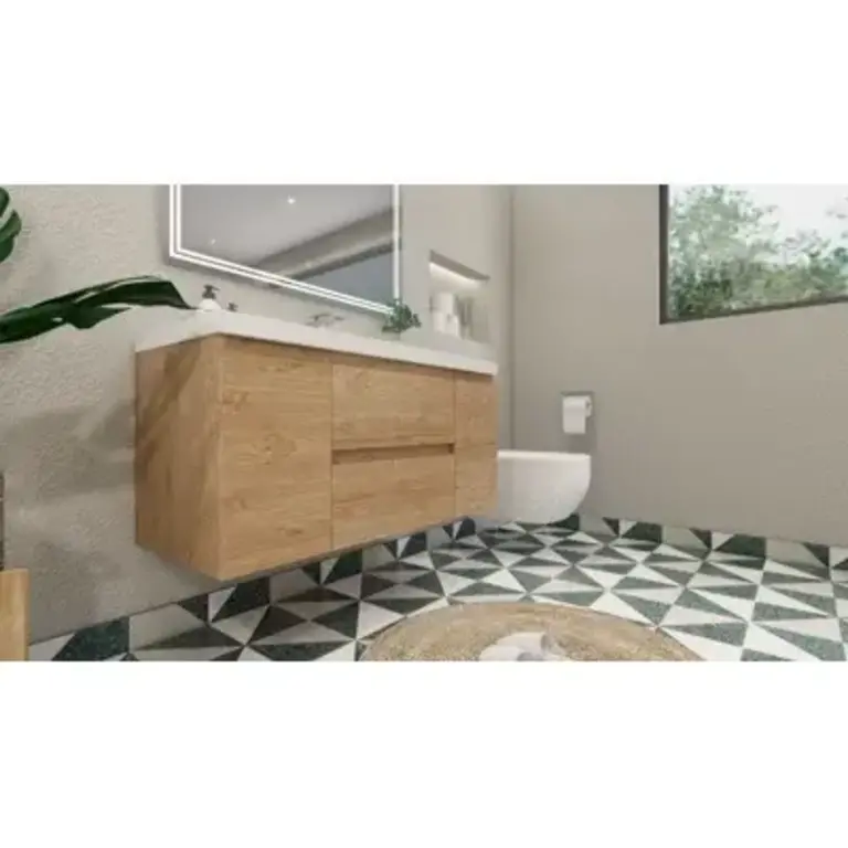 Amadora Single Bathroom Vanity with Acrylic Top