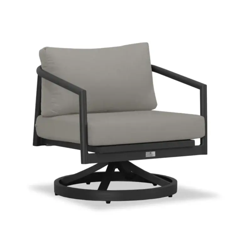 Delaine Powder Coated Aluminum Outdoor Rocker Chair with Sunbrella Cushion