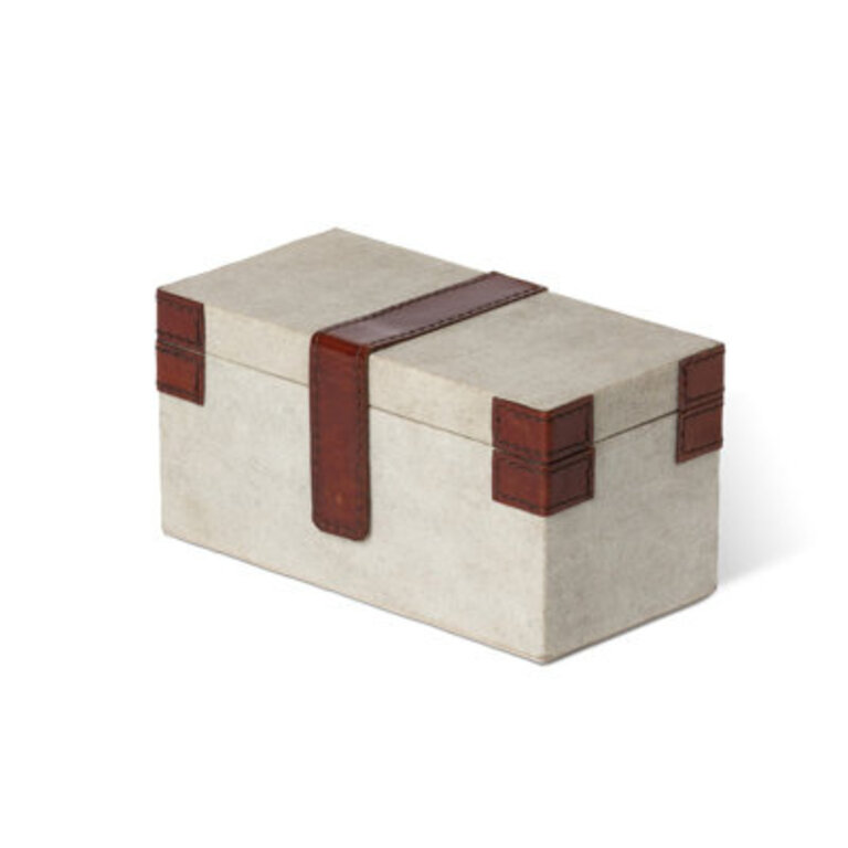 Alyn Faux Leather Decorative Trunk