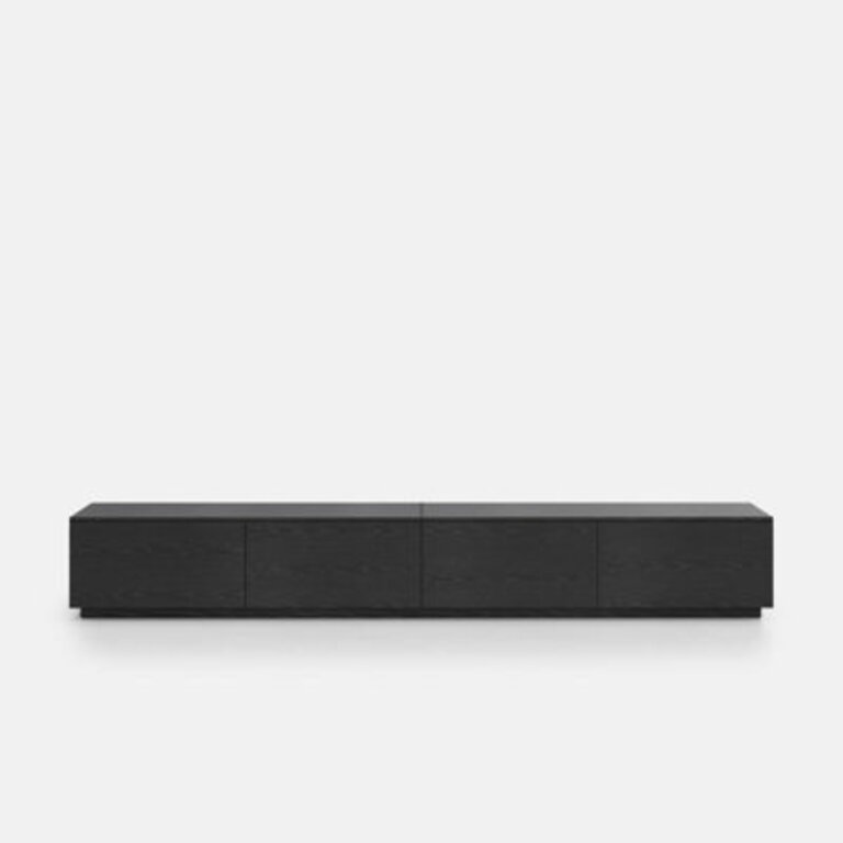 Comerico Modern Wood TV Stands Minimalist Long Media Console with 4 Drawers