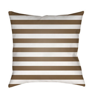 Striped IndoorOutdoor Throw Pillow