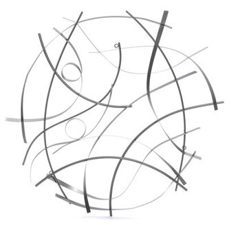 Handmade Modern Abstract Wall Decor on Metal