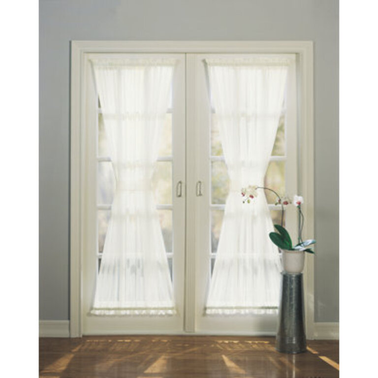 Wayfair Basics Sheer Rod Pocket Door Curtain Panel