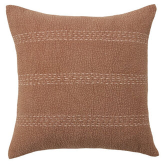 Lexington Embroidered Cotton Throw Pillow