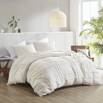 Porter Harris Soft Washed Pinch Pleated Modern Duvet Cover Set