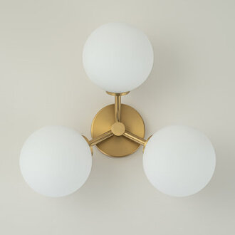 Pritee Glass Semi Flush Mount